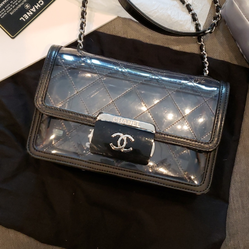 ❗SOLD❗Chanel PVC Mini Beauty Lock Flap Bag